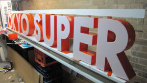 tokyo super sign by isprint Sydney