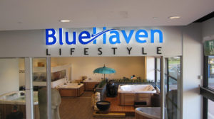 blue haven sign by isprint Sydney
