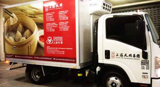 lorry vehicle graphics by isprint Sydney