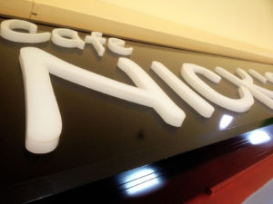 cafe sign by isprint Sydney