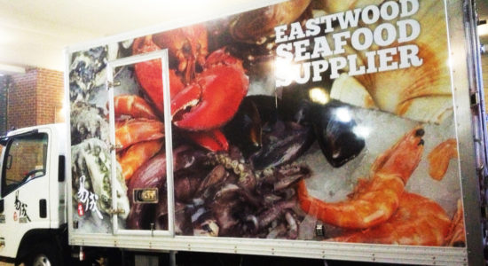 lorry vehicle graphics by isprint Sydney
