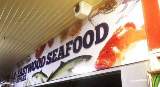 seafood shop sign by isprint Sydney