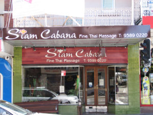 thai massage sign by isprint Sydney