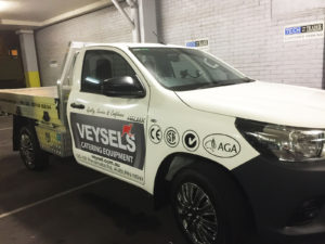van vehicle graphics by isprint Sydney