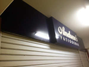 cake shop sign by isprint Sydney